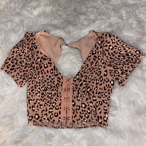 Cheetah Corset Top